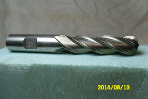 Ball nose end mill cutter 4-flute 5/8&#034; hss logo=c in a diamond for sale