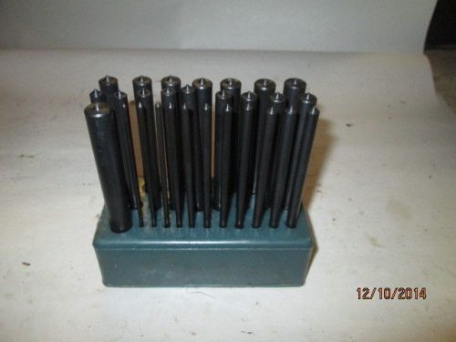 MACHINIST TOOLS LATHE MILL Set of Unused Transfer Center Punches in Holder SAV