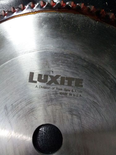 LUXITE 80T CARBIDE TIPPED METAL CUTTING SAW BLADE 1 IN CENTER HOLE
