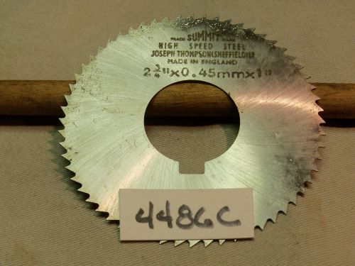 (#4486C) New Machinist 2-3/4 X 0.45mm X 1 Inch Screw Slotting Saw