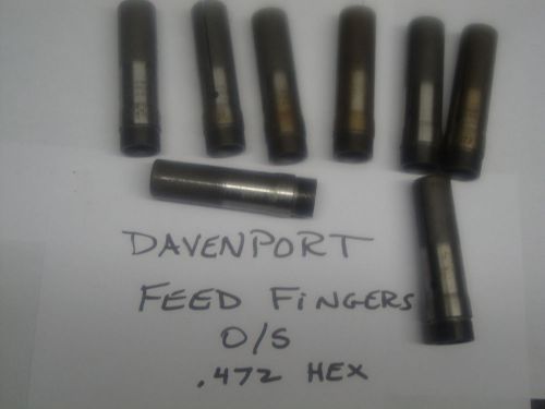 DAVENPORT FEED FINGERS .472 HEX - 8-PSC NEW