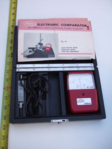 Mahr electronic comparator with probe for cnc milling boxed very rare low price for sale