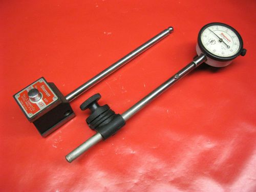 Starrett no.657 magnetic base with starrett no.25-341 dial indicator for sale