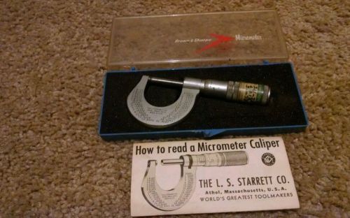 Vintage starrett micometer. FREE SHIPPING!!!!!! In the usa