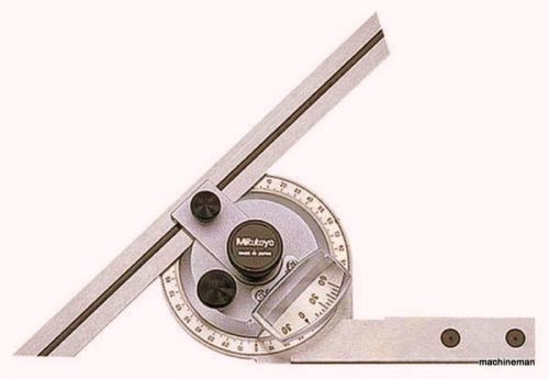 Mitutoyo 187-904 universal bevel protractor 6&#034;  machinist tools for sale