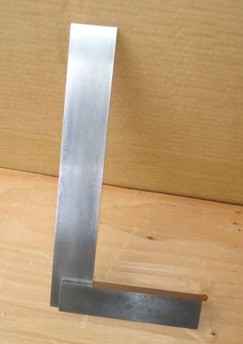 VINTAGE PRECISION STEEL MACHINIST 12&#034; SQUARE TOOL MARKED D.B.&amp;S. IN WOOD BOX USA