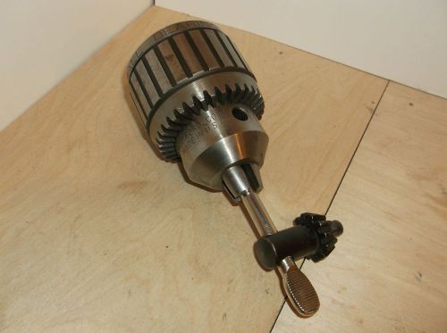 Jacobs super chuck no.18 n heavy duty sleeve is no. 4 mt cap. 1/8&#034;-3/4&#034; for sale
