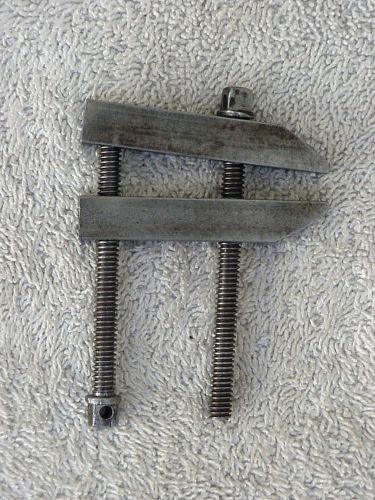 Vintage small machinists parallel clamp with screws ~ metalworking tool for sale