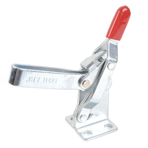 11421 200Kg 440Lbs Holding Capacity Red Straight Handle Vertical Toggle Clamp