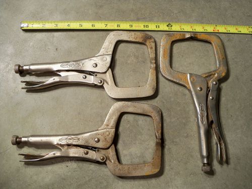 Vintage petersen vise grip 11r welding c clamp welders clamp lot vise grip lot for sale