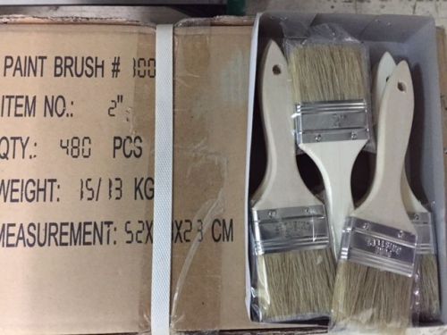 480  China Natural Bristle 2&#034; Chip Brush Paint Stain 2 inch- $139.99
