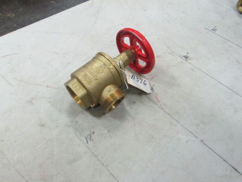 Giacomini angle fire hose valve #a56 1.5&#034; fnpt x 1.5&#034; hose nstx (new) for sale