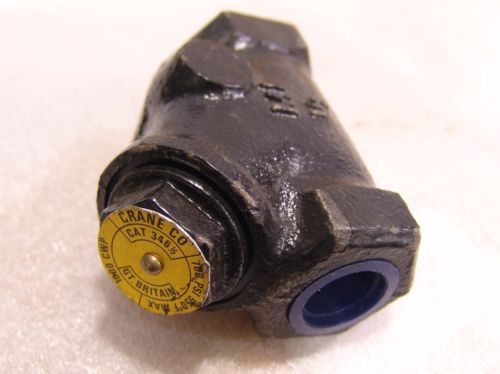 check valve crane 346 1/2 700psi unused 1/2&#034; thread