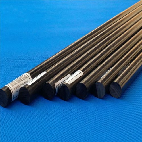 10pcs black acetal pom plastic round bar rod diameter 5mm, length 500mm #ee-dkb for sale