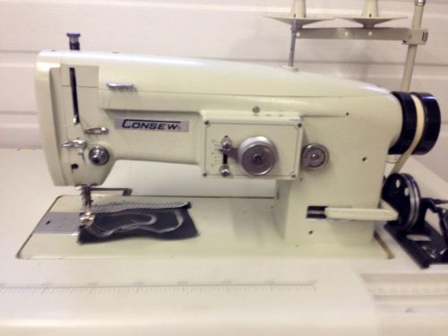CONSEW  199R-2A  2 STEP ZIG ZAG  REVERSE 110 VOLT UNIT INDUSTRIAL SEWING MACHINE