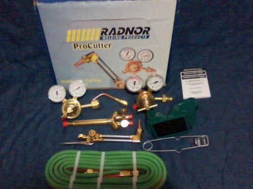Deluxe radnor welding cutting outfit  64003004 250-510-ra  kit for sale