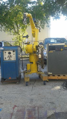 Gmf robotics robot arc mate sr., gas tungsten arc welding machine and manuals for sale