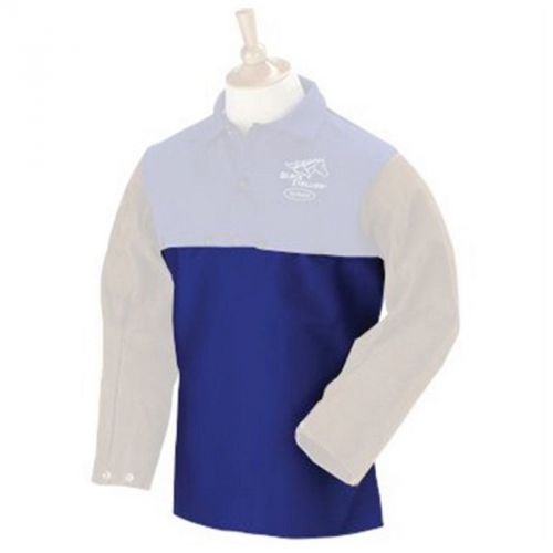 Revco FRB9-14B 14&#034; 9 oz. Blue Flame Resistant Cotton Bib