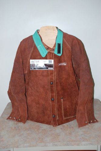 Anchor brand -  leather welding jacket -2xl - split cowhide for sale