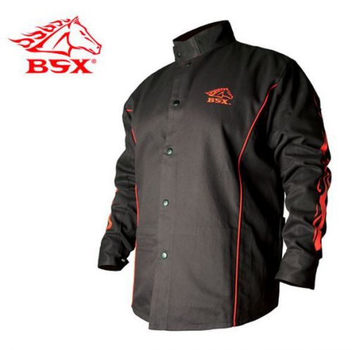 Revco bx9c-l bsx stryker fr welding jacket black size large for sale