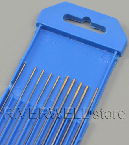 1.5% lanthanated wl15 tig welding tungsten electrode assorted size 040(5)1/16(5) for sale