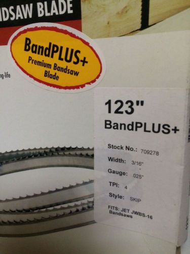 Jet professional duty bandsaw blade 3/16 wide style:skip