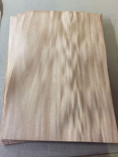 Wood veneer mahogany 15x25 22 pieces total raw veneer &#034;exotic&#034; mah1 1-7-14 for sale