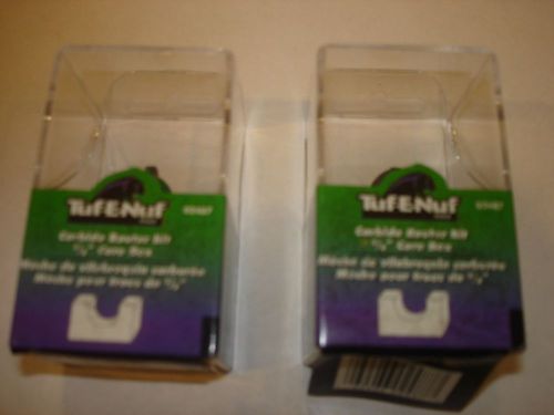Tuf-E-Nuf Carbide Router Bits 2 pcs. 5/8&#034; Core Box# 02487