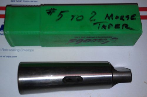 Jacobs 652 Drill Sleeve MORSE 5 TO MORSE 2  ADAPTER