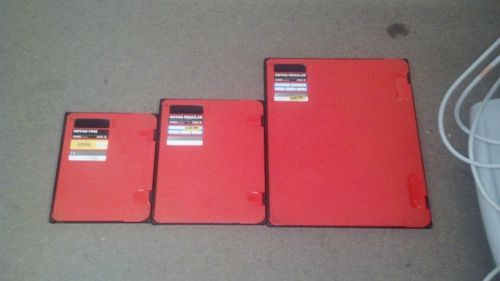 Lot of 5 agfa curix screens ortho regular x-ray developing cassette 8x10 for sale