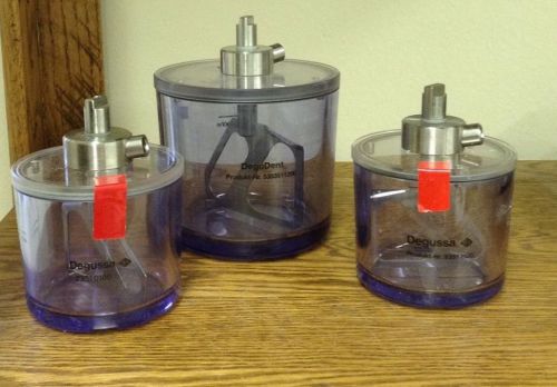 New Degussa And DeguDent Vac-U-Mixer Mixing Bowls