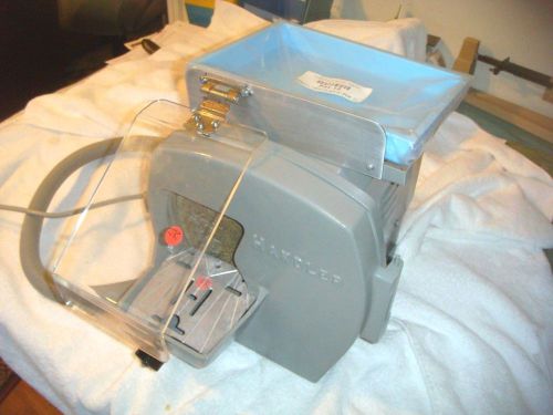 USED HANDLER MODEL 31 10-INCH WET TRIMMER - IN FINE COND. W/SHIELD &amp; UTIL. TRAY