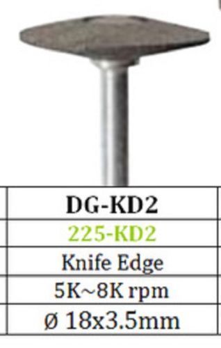 Diamond Grinder Knife Edge Coarse Ceramics Soft Alloys 18mm x 3.5mm