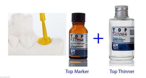 2 pcs of DENTAL Lab Product - Top Marker + TOP THINNER