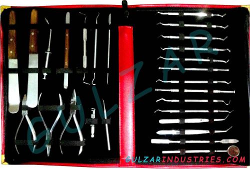 Set of 26 pieces dental ortho instruments spatula carvers composite kit (26 pcs) for sale