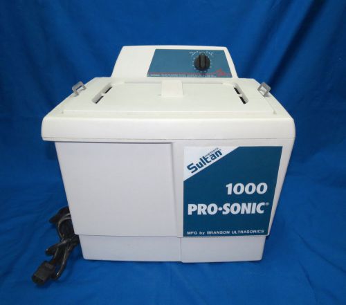 Sultan Chemists Pro Sonic 1000 Branson Ultrasonic Cleaner ProSonic 2.5 Gallon