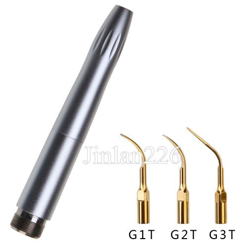NSK Style Dental Air Scaler Hygienist Handpiece + Scaling Tips 2 Holes