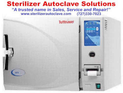 3 yr Warranty!! Tuttnauer 3870EA Large Capacity Automatic Autoclave - call us!