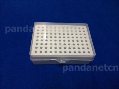 2pcs 10ul microliter pipette pipettor tips rack holder box case 96 holes for lab for sale