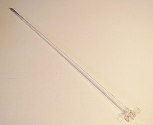Glass overhead stirrer mixer shaft paddle 5 mm  17.5&#034; for sale