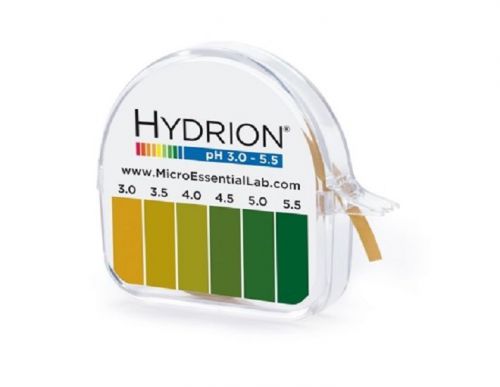 Hydrion ph paper range 3.0 - 5.5 single roll dispenser for sale