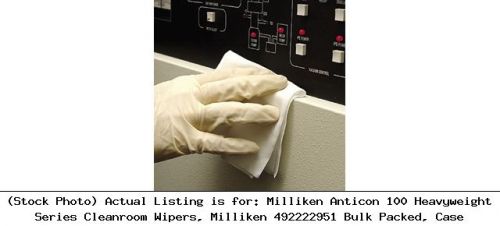 Milliken anticon 100 heavyweight series cleanroom wipers, milliken : 492222-951 for sale