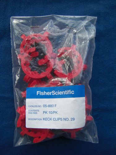 Fisher Scientific Keck Clips No. 29, Pack of 10