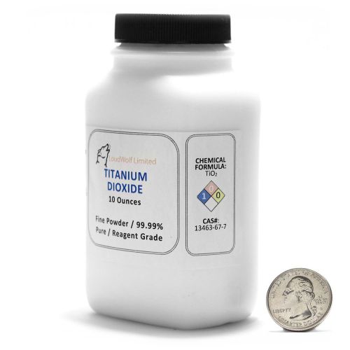 Titanium dioxide / fine powder / 10 ounces / 99.99% pure / ships fast from usa for sale