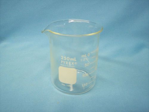 Pyrex 250 ml (50 ml graduations) glass beaker beakers - made in germany for sale