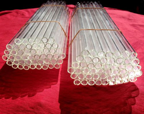 Borosilicate Glass Blowing Tubes 100pcs - 10mm x 1.5mm Wall x 300mm Pyrex
