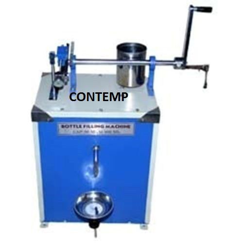 Hand operated jar bottle filling machine laboratory use for sale