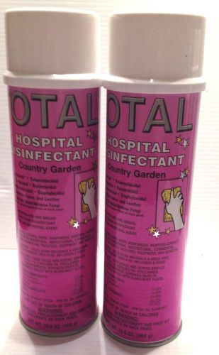 2 - TOTAL.HOSPITAL DISINFECTANT COUNTRY GARDEN 16.5 OZ
