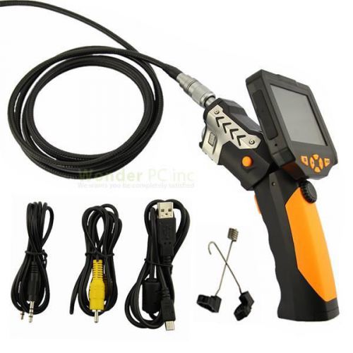 3.5&#034; LCD Inspection Camera With 3M Cable 8.2 mm Borescope Endoscope Zoom Snake