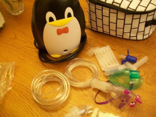 Penguin Portable NEBULIZER Compressor CN-02WH w/ carrying bag &amp; Accessories